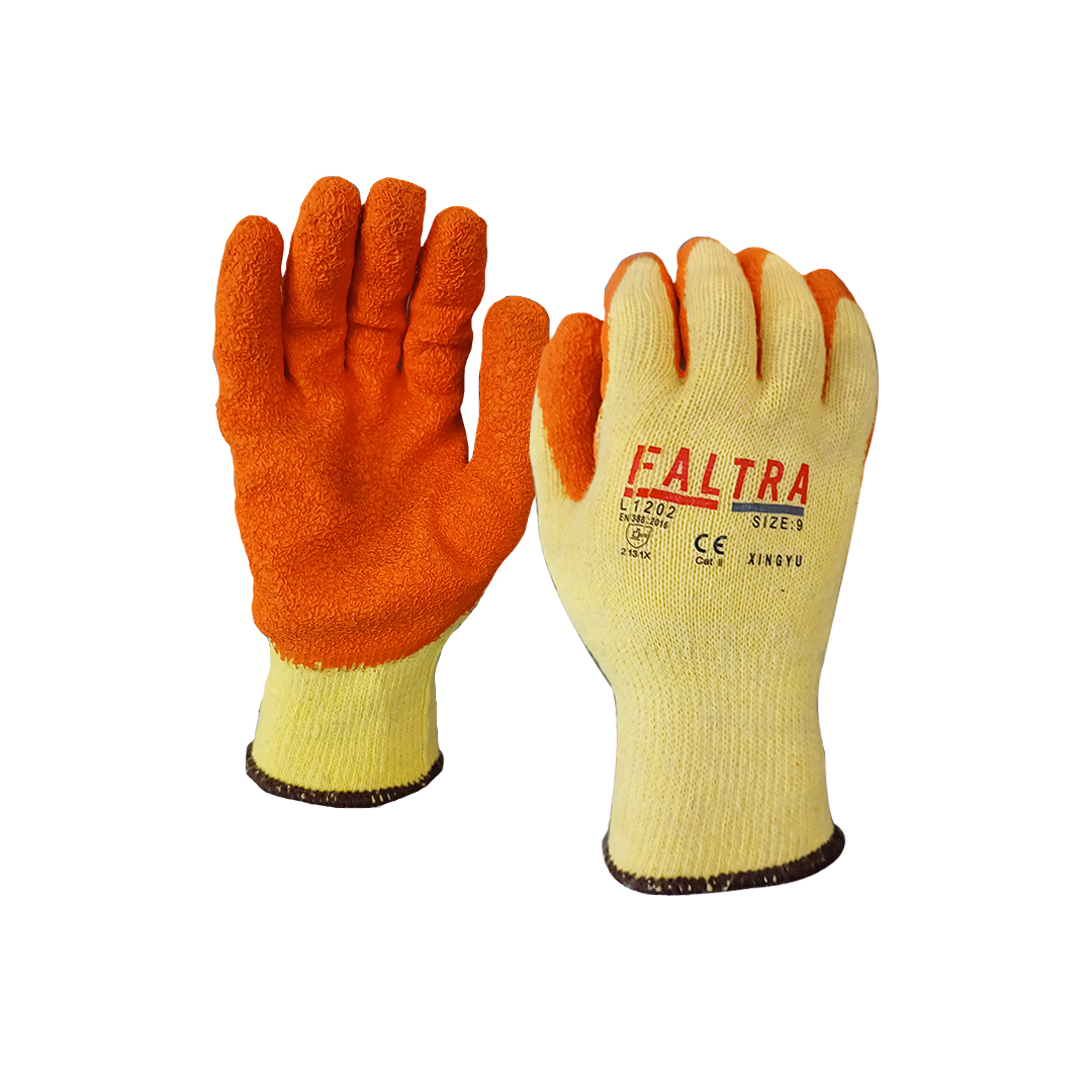 LATEX RUBBER GLOVES (Orange)